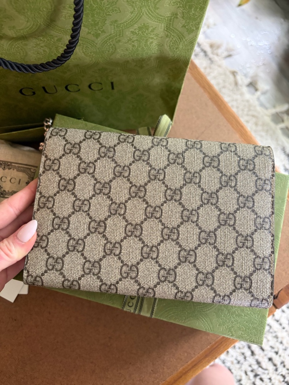 Gucci Beige/Tan Dionysus Wallet on Chain SOLD OUT ONLINE - Picture 5 of 7